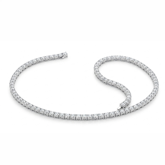14K Diamond Tennis Necklace